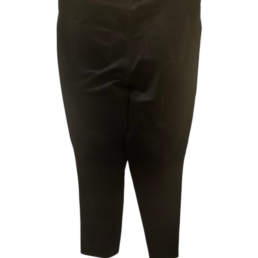 TALBOT'S PRISTINE BLACK CORDUROY STRAIGHT LEG PANTS  PLUS: 16    #2 - Picture 4 of 7